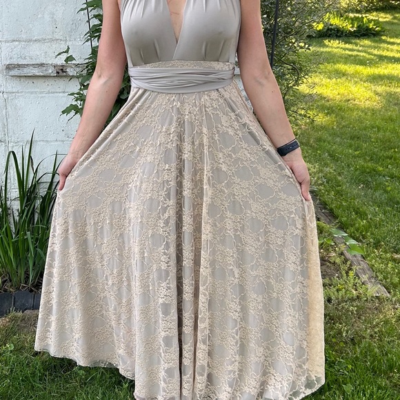 Lace Infinity Convertible Dress - Picture 2 of 14